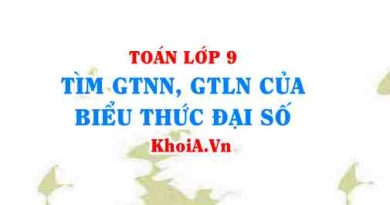 Tìm giá trị nhỏ nhất, giá trị lớn nhất của tam thức bậc 2